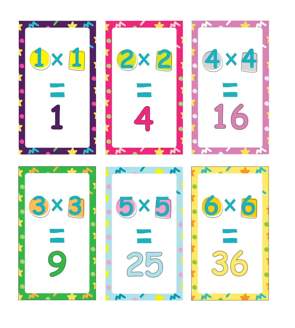 لعبة جدول الضرب 3 Multiplication table Card_page