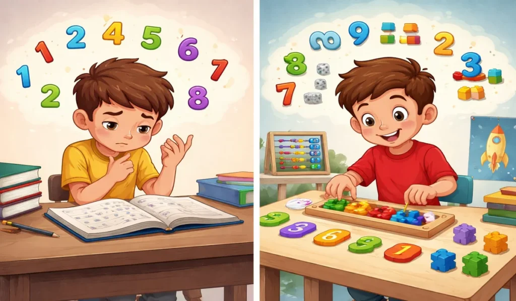 إيه الفرق بقى بين طفل حافظ الأرقام وطفل فاهمها؟