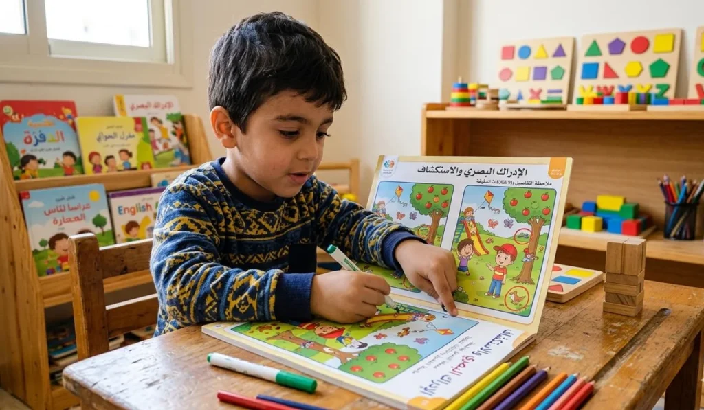 المهارة التانية: الإدراك البصري والاستكشاف