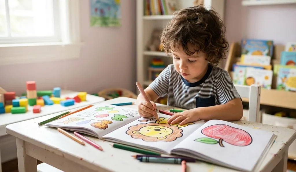 فوائد التلوين للأطفال