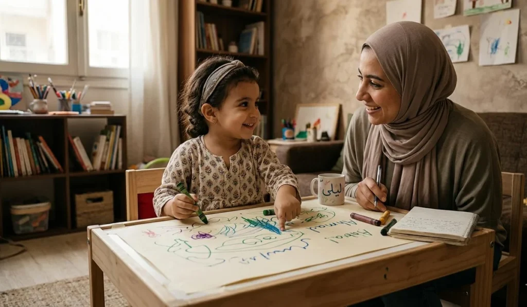 الكتابة الناشئة ومراحل تعليم الكتابة عند الأطفال