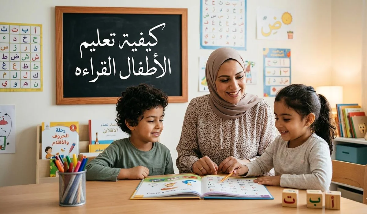 كيفية تعليم الاطفال القراءة