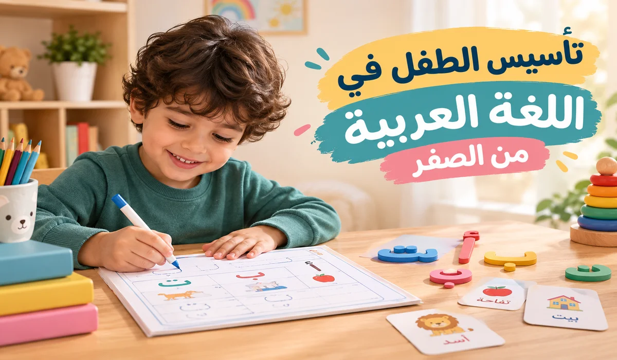 تأسيس الطفل في اللغة العربية من الصفر