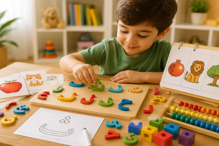 ألعاب تعليم اللغة العربية للأطفال